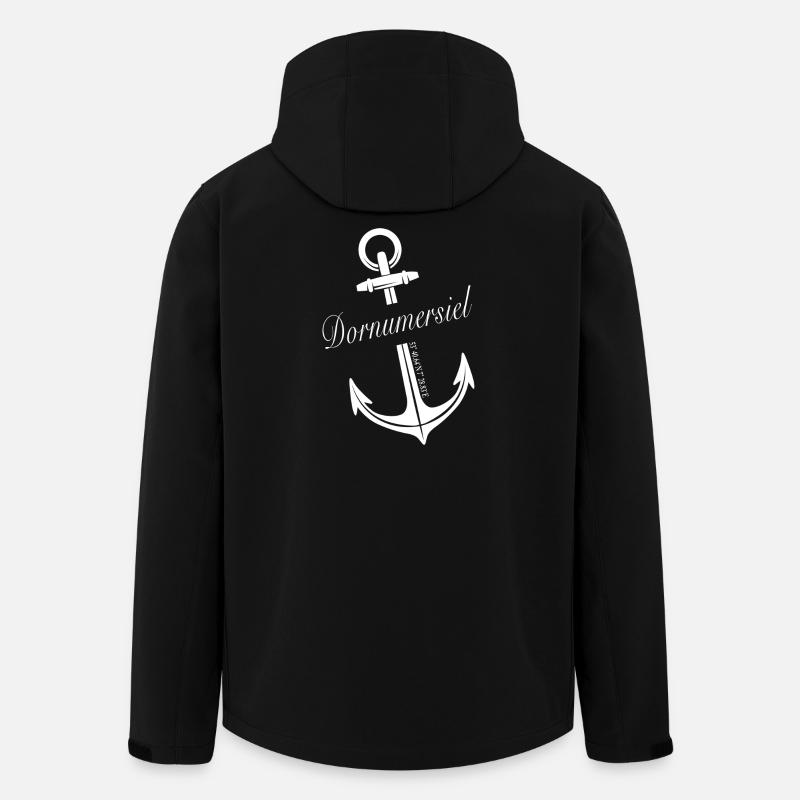 Dornumersiel - Recycelte Männer Softshell-Jacke von Stanley/Stella - Schwarz