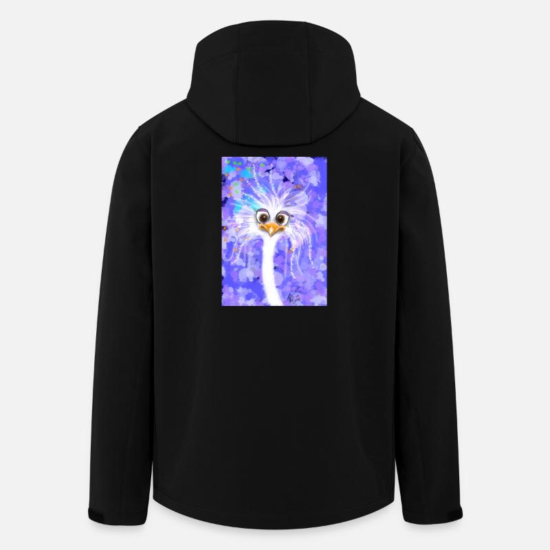 Fabelhafter flauschiger Strauß - Recycelte Männer Softshell-Jacke von Stanley/Stella - Schwarz