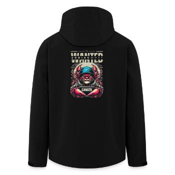 Signe du zodiaque Cancer : Signe du zodiaque Cancer le plus recherché - Veste softshell homme en polyester recyclé Stanley/Stella - noir - Dos - AI Model Male 185 light (185cm)