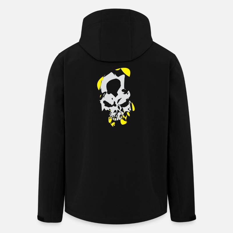 Skull 08 - Recycelte Männer Softshell-Jacke von Stanley/Stella - Schwarz