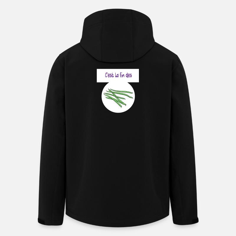 C'est la fin des haricots - Veste softshell homme en polyester recyclé Stanley/Stella - noir