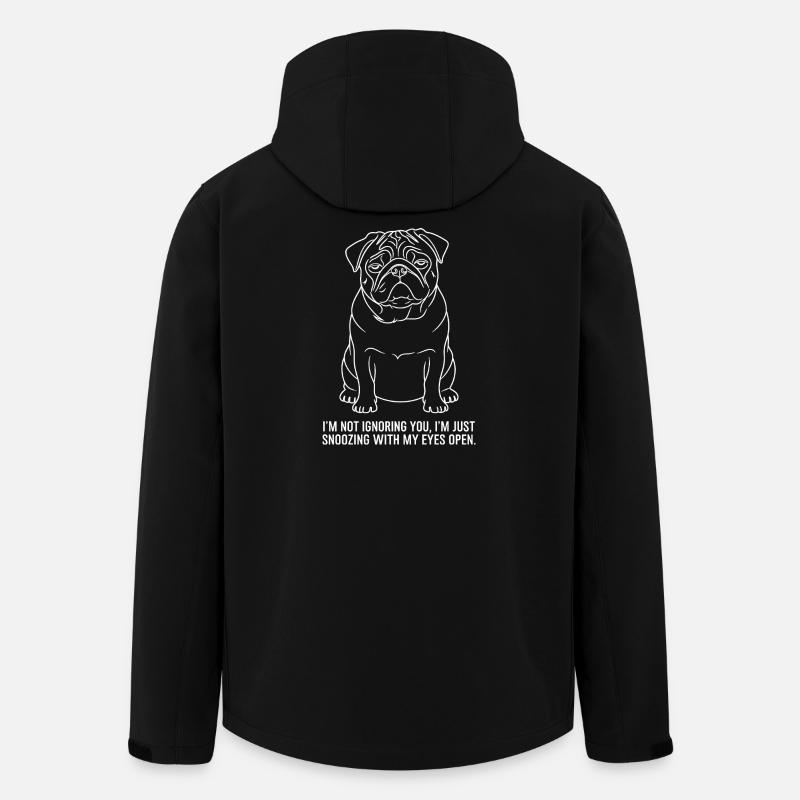 Dozing with your eyes open - Men’s Recycled Softshell Jacket by Stanley/Stella - black