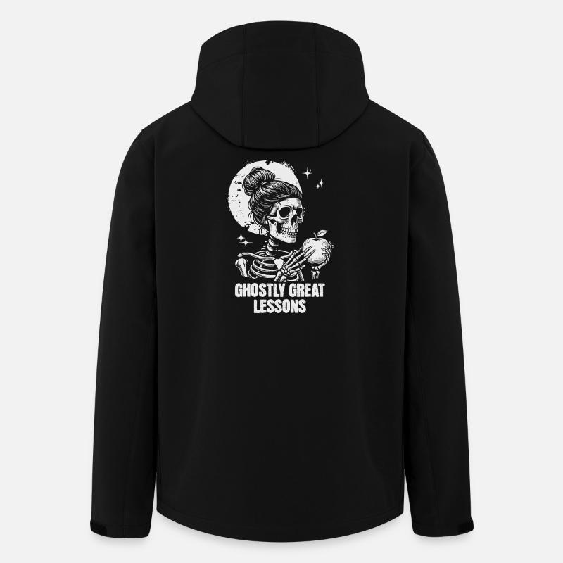 Funny Teacher Skeleton Halloween Classroom - Recycelte Männer Softshell-Jacke von Stanley/Stella - Schwarz