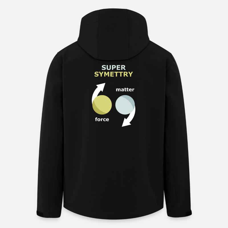 Theorie der Supersymmetrie - Recycelte Männer Softshell-Jacke von Stanley/Stella - Schwarz