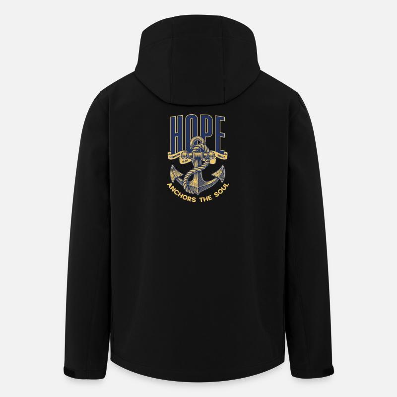 Hoffen - Recycelte Männer Softshell-Jacke Discoverer von Stanley/Stella - Schwarz