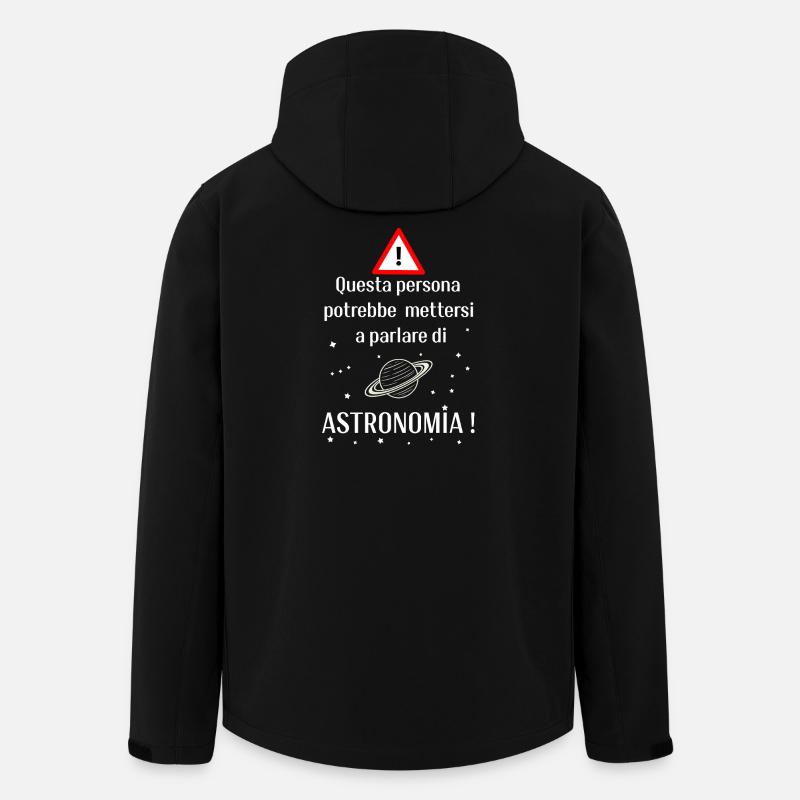 Astronomie-Enthusiast - Recycelte Männer Softshell-Jacke von Stanley/Stella - Schwarz