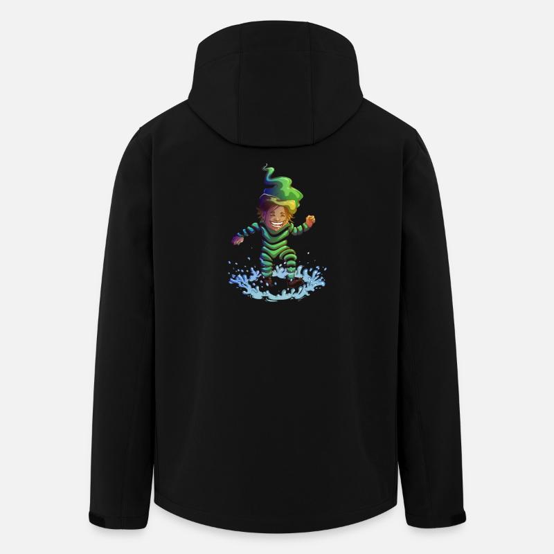 Splash - Men’s Recycled Softshell Jacket by Stanley/Stella - black