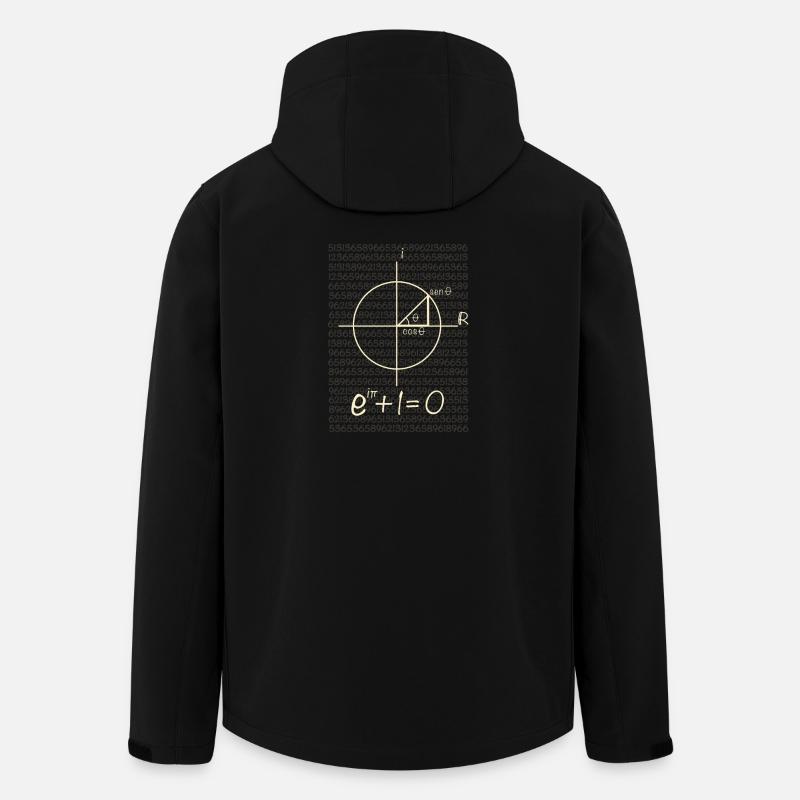 Eulersche Gleichung - Recycelte Männer Softshell-Jacke von Stanley/Stella - Schwarz