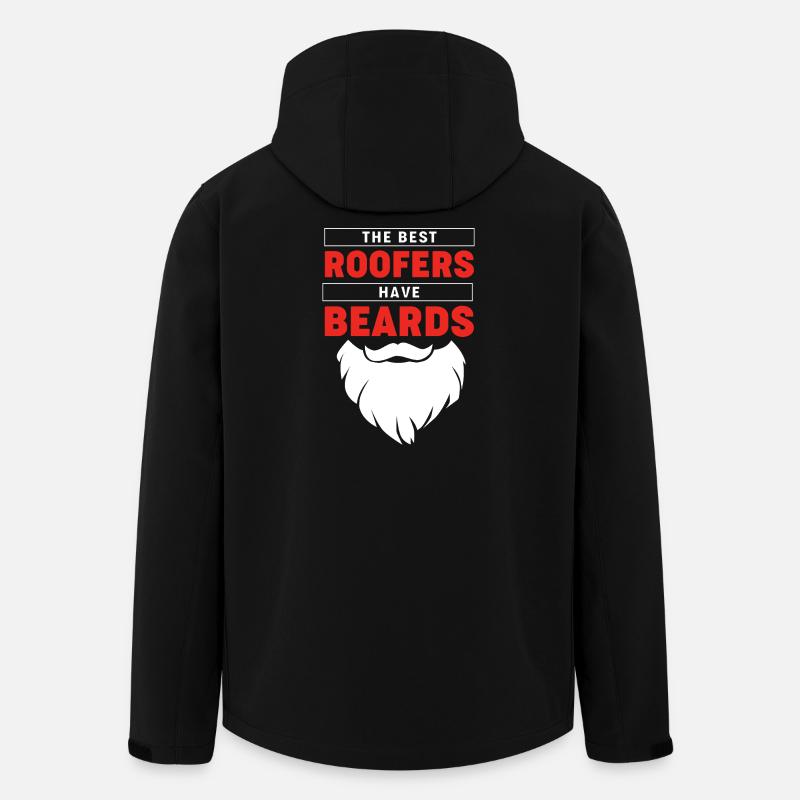 Déclaration métier d’artisan couvreur - Veste softshell homme en polyester recyclé Stanley/Stella - noir