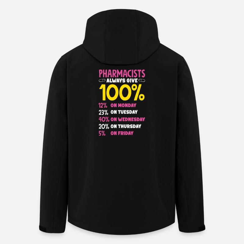 Apotheker Pharmazeutisch-technischer - Recycelte Männer Softshell-Jacke von Stanley/Stella - Schwarz
