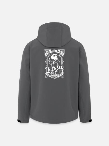 Licensed to Chill - Agent Humor - Veste softshell homme en polyester recyclé Stanley/Stella - noir