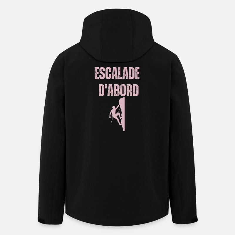 Escalation first - Men’s Recycled Softshell Jacket by Stanley/Stella - black