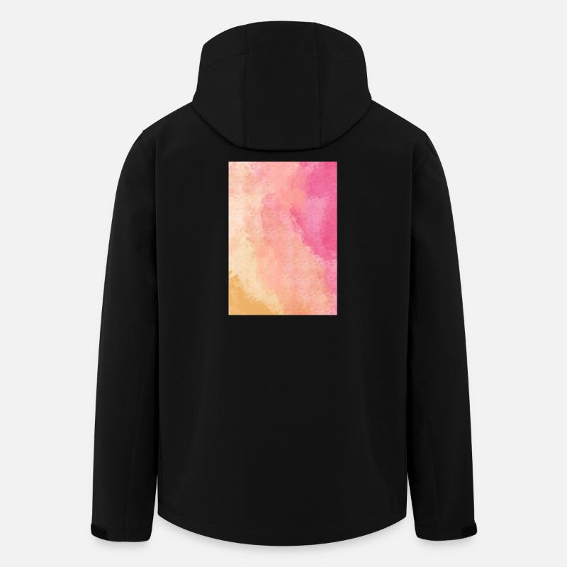 Gradient - Rise customizable - Men’s Recycled Softshell Jacket by Stanley/Stella - black