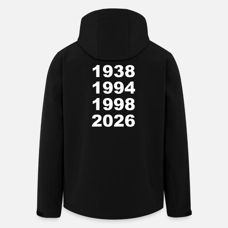 Norwegischer Fußball - Recycelte Männer Softshell-Jacke von Stanley/Stella - Schwarz