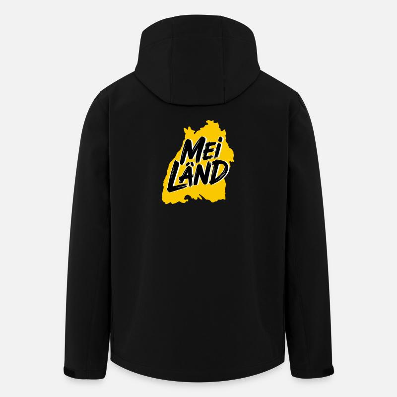 Mei Länd Bade-Wurtemberg - Veste softshell homme en polyester recyclé Stanley/Stella - noir