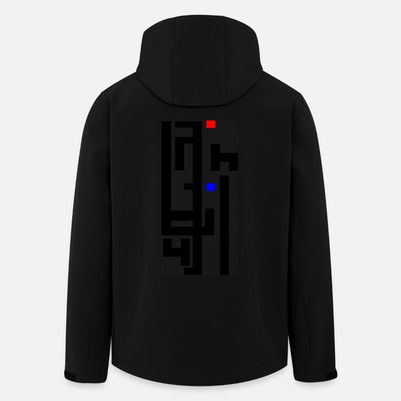 Arabic - Men’s Recycled Softshell Jacket by Stanley/Stella - black