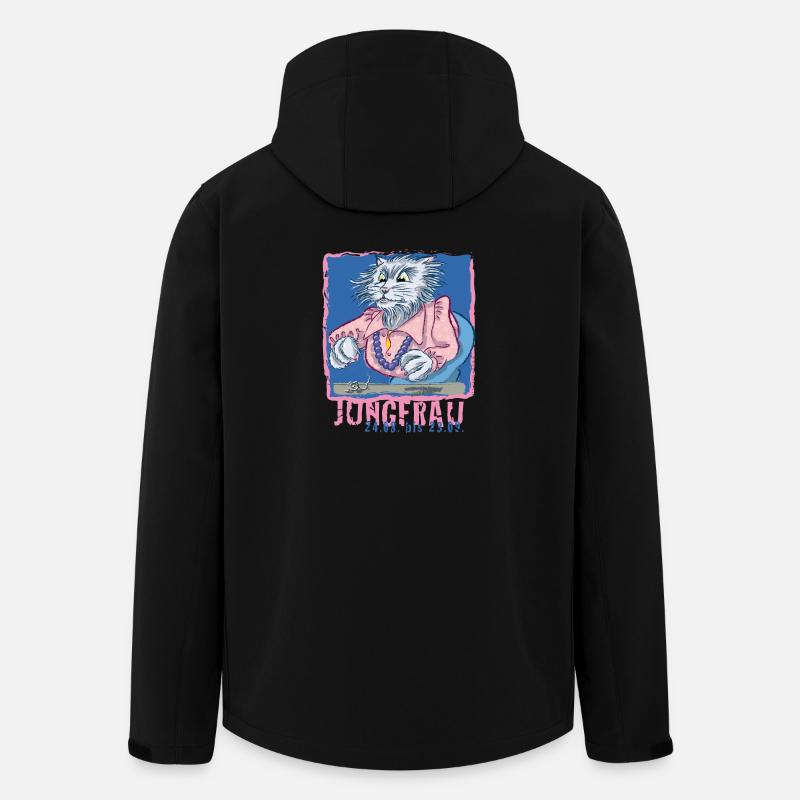 Sternzeichen - Jungfrau - Recycelte Männer Softshell-Jacke von Stanley/Stella - Schwarz