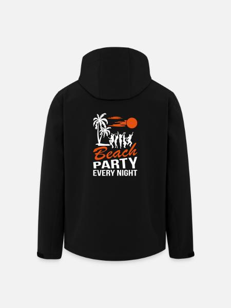 Beach Party Night - Recycelte Männer Softshell-Jacke von Stanley/Stella - Schwarz