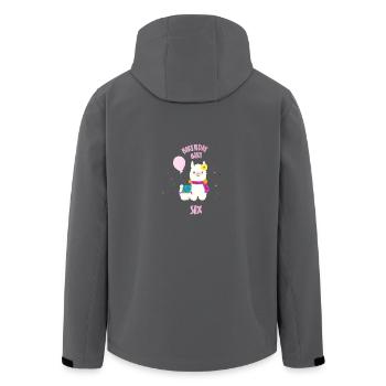 Birthday Girl - Veste softshell homme en polyester recyclé Stanley/Stella - noir - Dos - AI Model Male 185 light (185cm)