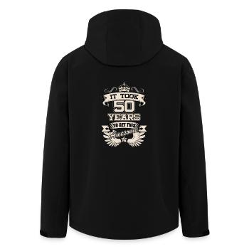 50 Jahre T-Shirt Geschenk Idee Weihnachten Lustig - Recycelte Männer Softshell-Jacke von Stanley/Stella - Schwarz - Hinten - AI Model Male 185 light (185cm)