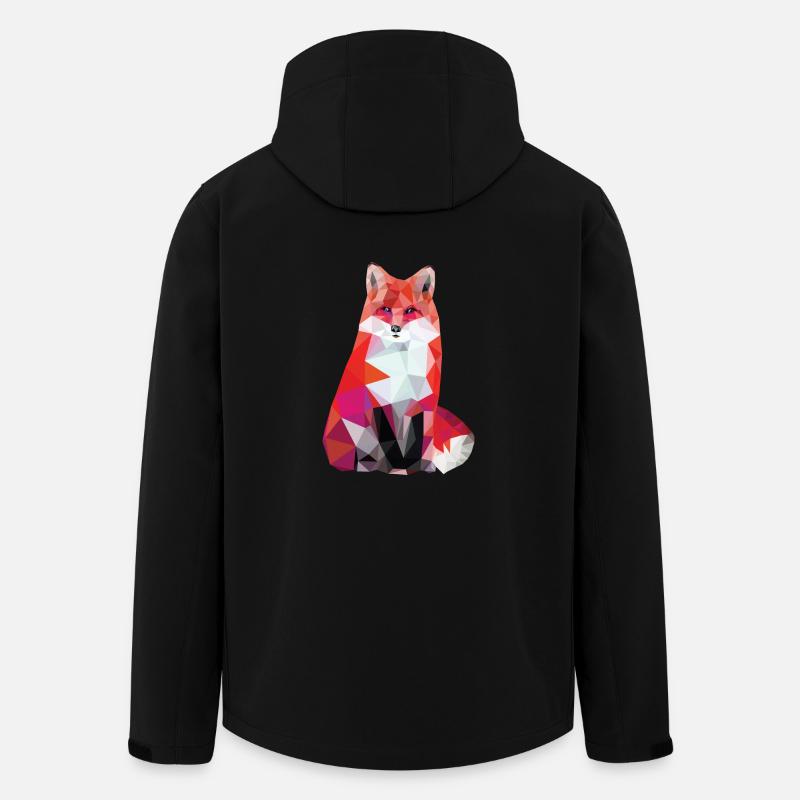 Red Fox - Veste softshell homme en polyester recyclé Stanley/Stella - noir