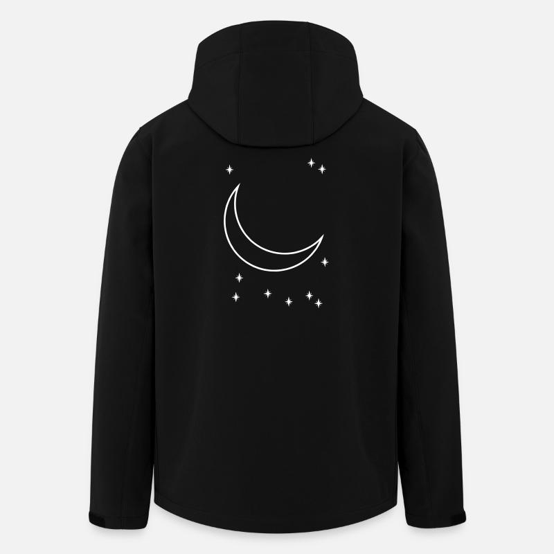 Sternenhimmel - Recycelte Männer Softshell-Jacke von Stanley/Stella - Schwarz