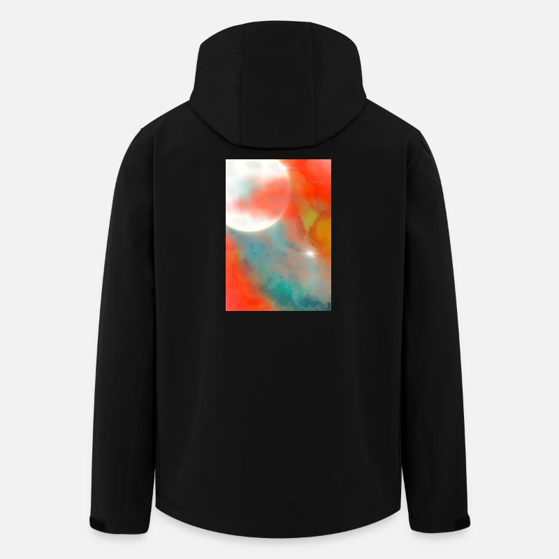 Lunar Veil - Men’s Recycled Softshell Jacket by Stanley/Stella - black