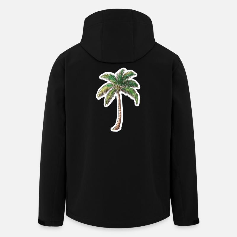 Palme - Recycelte Männer Softshell-Jacke von Stanley/Stella - Schwarz