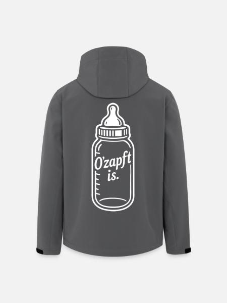 Baby Bottle Drinking Breastfeeding O'zapft is - Men’s Recycled Softshell Jacket by Stanley/Stella - black