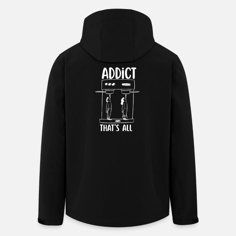 Coffee addict - Men’s Recycled Softshell Jacket by Stanley/Stella - black