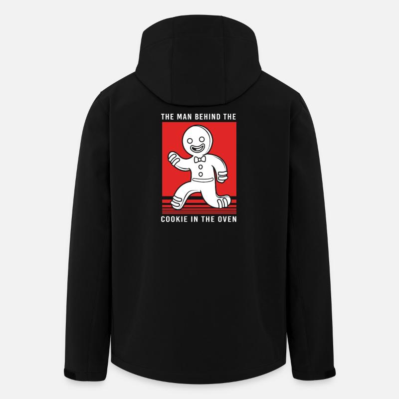 Werdender Papa werdende Väter - Recycelte Männer Softshell-Jacke von Stanley/Stella - Schwarz