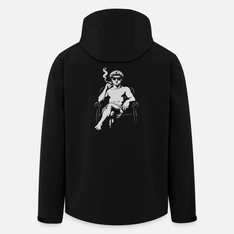 David Michalengelo as Mafia Icon - Men’s Recycled Softshell Jacket by Stanley/Stella - black
