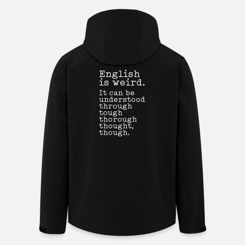 English is weird - Recycelte Männer Softshell-Jacke von Stanley/Stella - Schwarz