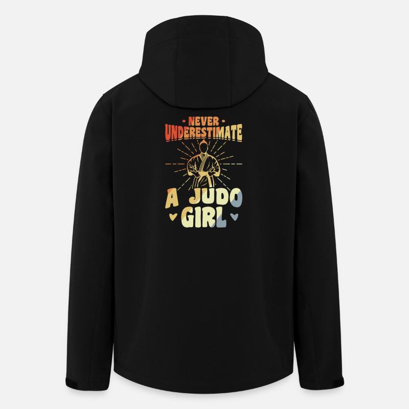 Judo Mädchen - Recycelte Männer Softshell-Jacke von Stanley/Stella - Schwarz