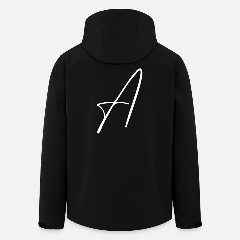 A - Recycelte Männer Softshell-Jacke von Stanley/Stella - Schwarz