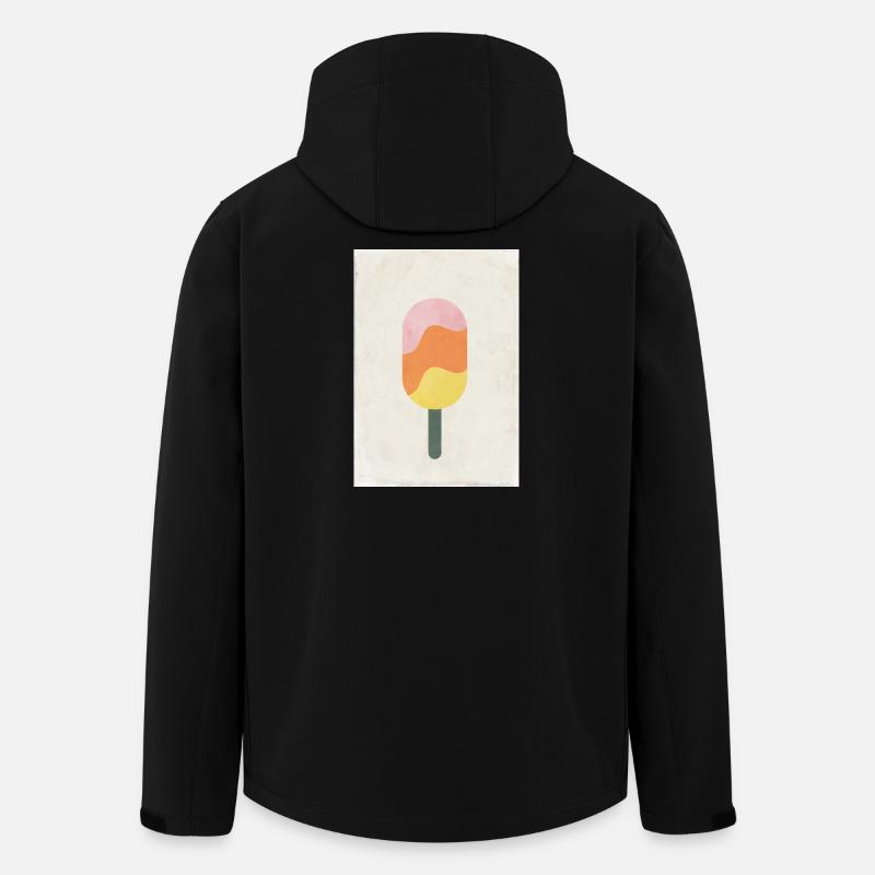 Glaces - Veste softshell homme en polyester recyclé Stanley/Stella - noir