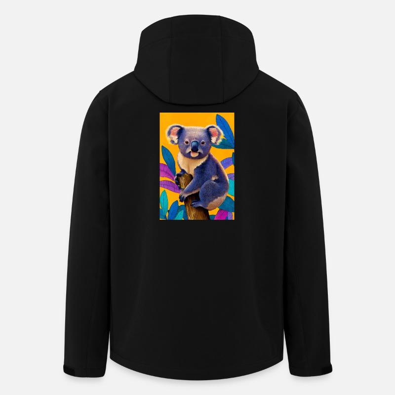 Koala - Men’s Recycled Softshell Jacket by Stanley/Stella - black