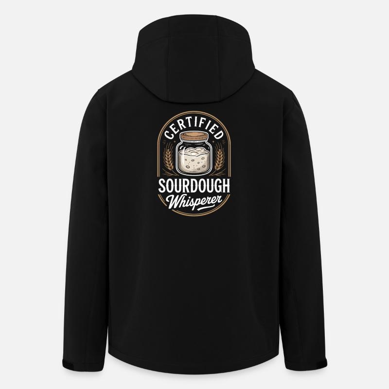 Zertifizierter Sauerteigflüsterer - Recycelte Männer Softshell-Jacke von Stanley/Stella - Schwarz