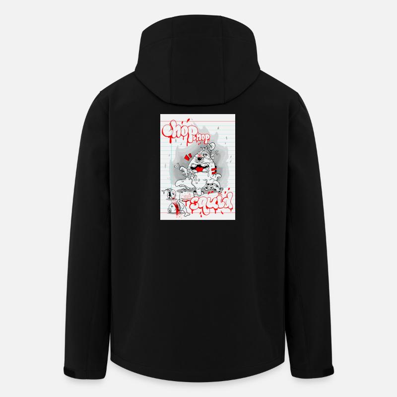 Graffiti Monster Music Tape - Men’s Recycled Softshell Jacket by Stanley/Stella - black