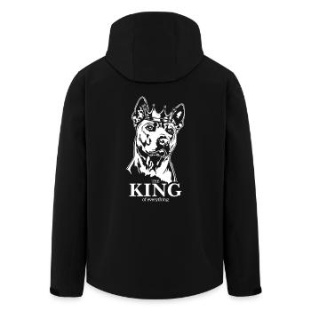 Thai Ridgeback King of everything Hunde Wilsigns - Recycelte Männer Softshell-Jacke von Stanley/Stella - Schwarz - Hinten - AI Model Male 185 light (185cm)