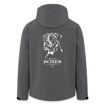 Boxer Maman Chien Chien Sport Chien Wilsigns - Veste softshell homme en polyester recyclé Stanley/Stella - noir - Dos - AI Model Male 185 light (185cm)