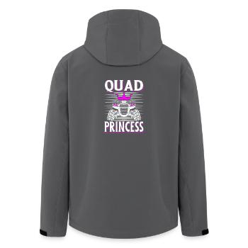 Quad Princess VTT à quatre roues motrices Quad Conduite hors route fille - Veste softshell homme en polyester recyclé Stanley/Stella - noir - Dos - AI Model Male 185 light (185cm)