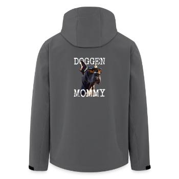 Great Dane Mom Mom Mother's Day Great Dane Mommy - Men’s Recycled Softshell Jacket by Stanley/Stella - black - Back - AI Model Male 185 light (185cm)