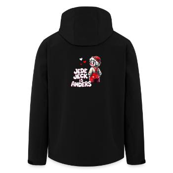Carnaval Clown Jeck Kölle Alaaf Köln Kölsch Lustig - Veste softshell homme en polyester recyclé Stanley/Stella - noir - Dos - AI Model Male 185 light (185cm)