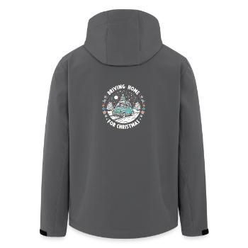 Weihnachten Zuhause Familie Tannenbaum Winter Fun - Recycelte Männer Softshell-Jacke von Stanley/Stella - Schwarz - Hinten - AI Model Male 185 light (185cm)