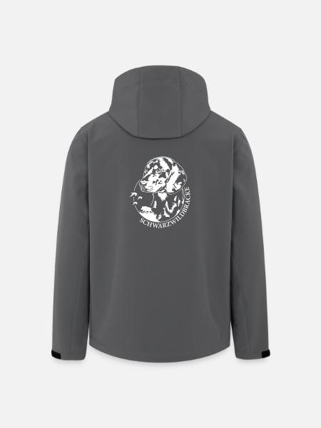 Schwarzwildbracke Portrait Hunde Jagdhund Wilsigns - Recycelte Männer Softshell-Jacke von Stanley/Stella - Schwarz