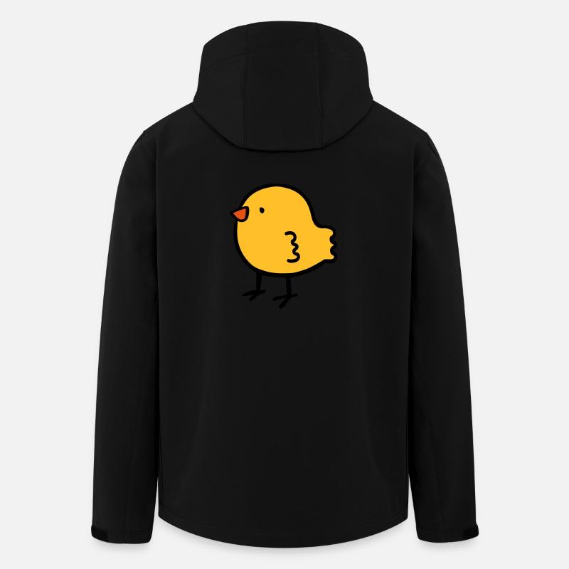 Küken - Recycelte Männer Softshell-Jacke von Stanley/Stella - Schwarz