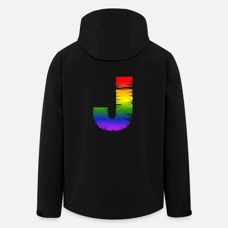 Rainbow J - Men’s Recycled Softshell Jacket by Stanley/Stella - black