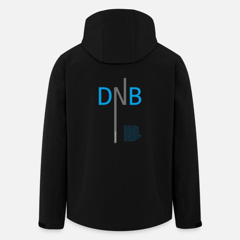 Drum and Bass DNB - Veste softshell homme en polyester recyclé Stanley/Stella - noir