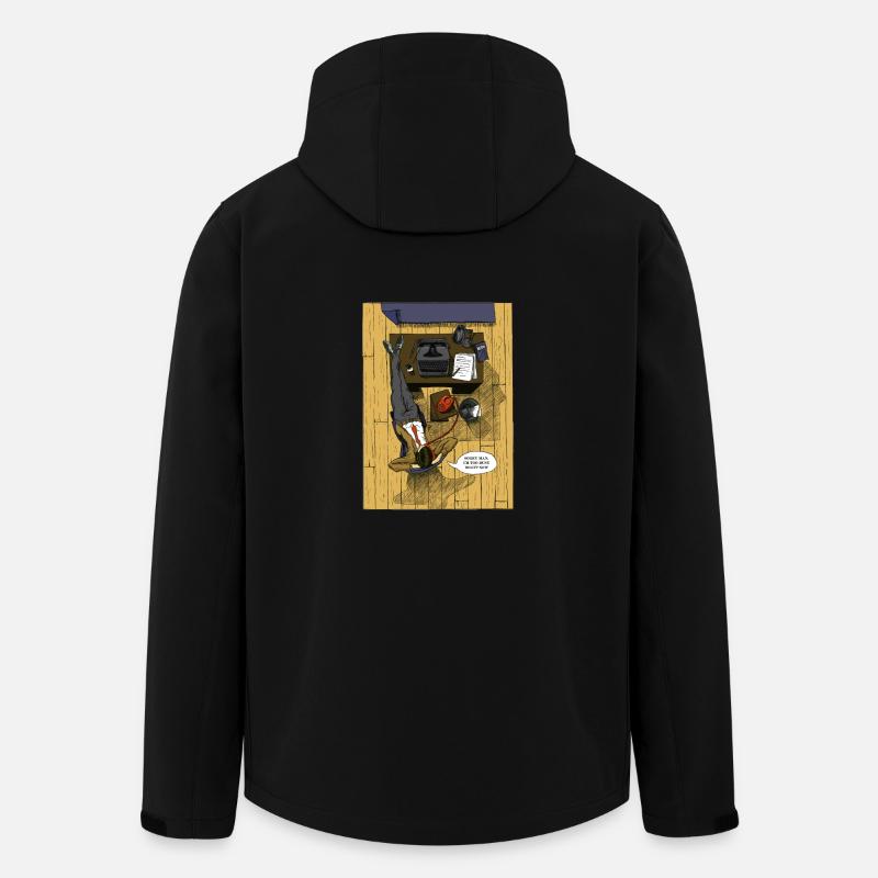 Beschäftigter Mann - Recycelte Männer Softshell-Jacke von Stanley/Stella - Schwarz
